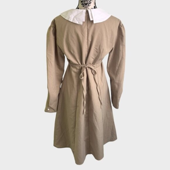 DAZY Peter Pan Collar Puff Sleeve Dress - Picture 6 of 10